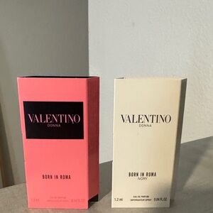 Sample- Valentino Donna Born in Roma Pink and Cream Set